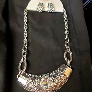 Marquise Necklace and earrings set